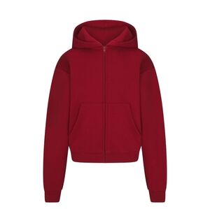 Skims Cotton Fleece Zip Up